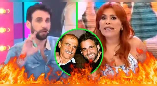 Rodrigo González respondió a los dardos de Magaly tildándolo de tenerla a ella de madrina en la Tv.
