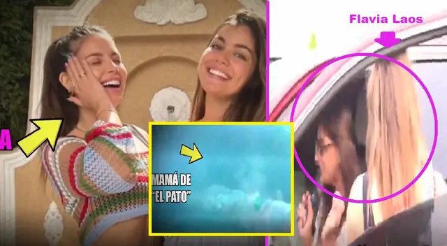 Flavia Laos y su exsuegra se reúnen. También se tomó fotografía con su excuñada y hermana de Patricio Parodi.