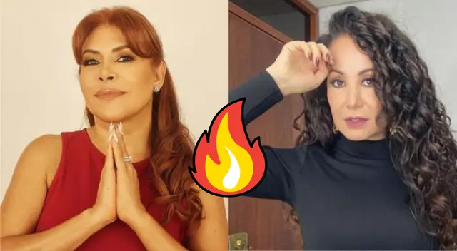 Janet Barboza arremete contra Magaly Medina. Janet Barboza arremete contra Magaly Medina.