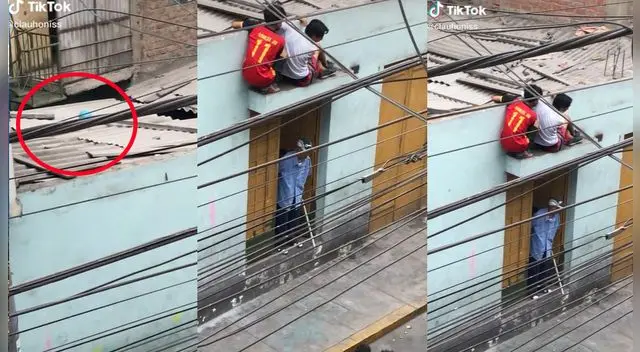 La escena se ha vuelto viral en redes. La escena se ha vuelto viral en redes.