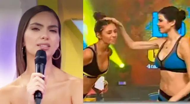 Natalie Vértiz recuerda la vez que Nicole Faverón le aventó un huevo en Esto es guerra Natalie Vértiz recuerda la vez que Nicole Faverón le aventó un huevo en Esto es guerra