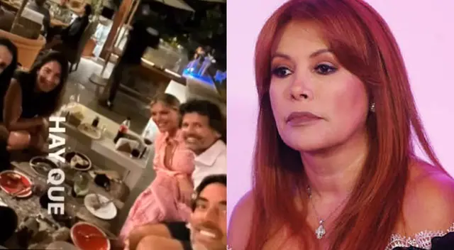 Jessica Newton se luce con amigos  y 'manda chiquita' a Magaly