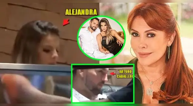 Alejandra Baigorria y Arturo Caballero se reencontraron luego de haber roto su noviazgo.