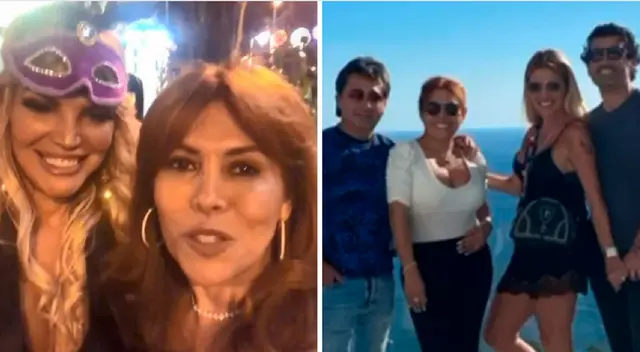 Magaly Medina y Jessica Newton viajaban juntas.