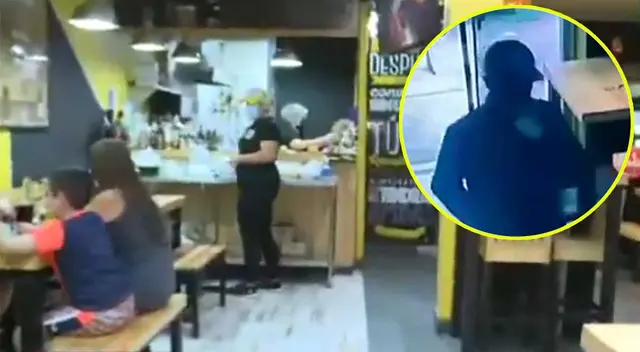 Delincuentes se llevaron las pertenencias de los comensales.