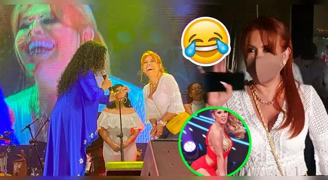 Magaly Medina troleó a Eva Ayllón EN VIVO en pleno escenario.