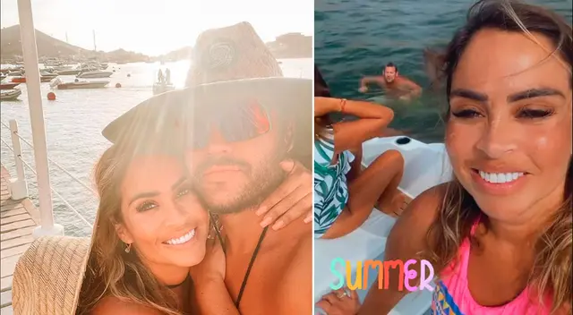 Ethel Pozo disfruta en un exclusivo yate con Julián Alexander.