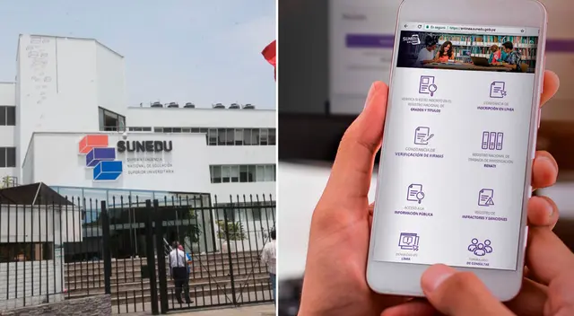 Grado y títulos vía Sunedu