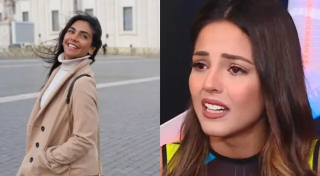 Vania Bludau le muestra su apoyo a Luciana Fuster.