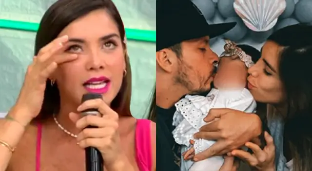 La esposa de Mario Hart, Korina Rivadeneira, contó que estaba en shock pues su pequeña Lara no dejó dormir a nadie en su vuelo de regreso a Perú.