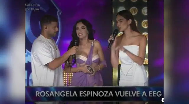 Rosángela Espinoza vuelve a EEG y sufre incidente EN VIVO