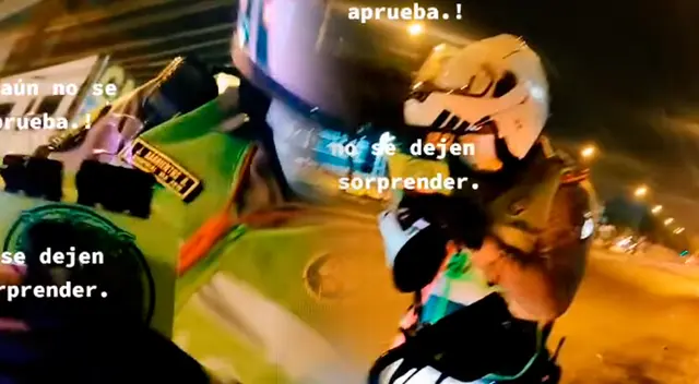 Las imágenes indignaron a varios motociclistas que se sienten perjudicados al transitar por la vía pública. Las imágenes indignaron a varios motociclistas que se sienten perjudicados al transitar por la vía pública.