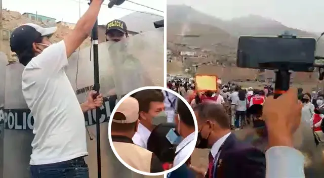 Pedro Castillo evitó responder sobre los cuestionamientos que pesan en su contra.