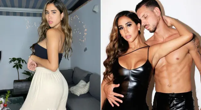 Melissa Paredes y Anthony Aranda se lucen felices.