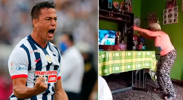 Cristian Benavente hizo delirar de emoción a una adulta mayor, hincha confesa de Alianza Lima. Cristian Benavente hizo delirar de emoción a una adulta mayor, hincha confesa de Alianza Lima.