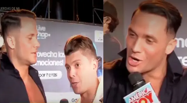 Fabio Agostini reta a Ignacio Baladán en un ring de box