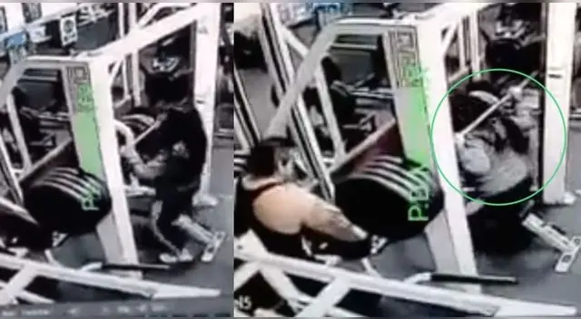 El accidente en el gimnasio tuvo un fatal desenlace para la mujer, quien falló en el intento.