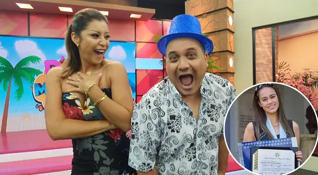 Kurt Villavicencio le hace roche a Jossmery Toledo.