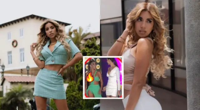 Gabriela Herrera sufre percance con su vestuario. Gabriela Herrera sufre percance con su vestuario.