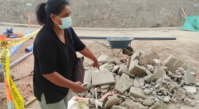 Vecina pide que las obras se realicen lo más rápido posible. Vecina pide que las obras se realicen lo más rápido posible.