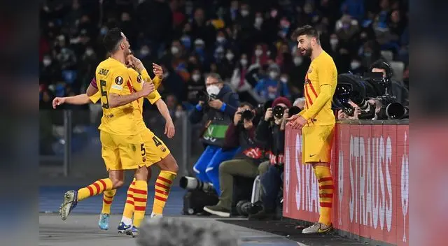 Barcelona le ganó bien a Napoli y ahora va en octavos por el Galatasaray. Barcelona le ganó bien a Napoli y ahora va en octavos por el Galatasaray.