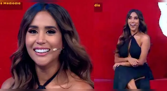 Melissa Paredes se mostró contenta de aparecer nuevamente en MAM.