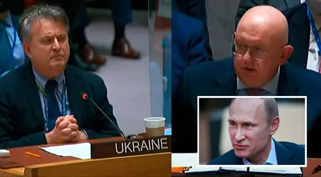 Sergiy Kyslytsya no dudó en cuestionar la versión de los hechos del embajador ruso.