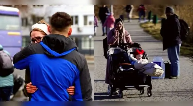 Los refugiados buscan llegar naciones vecinas de Ucrania.