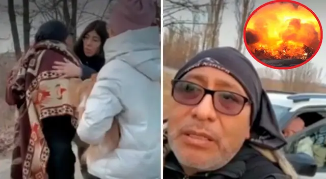 Peruano en Ucrania se separa de su familia para refugiarse tras ataques de Rusia