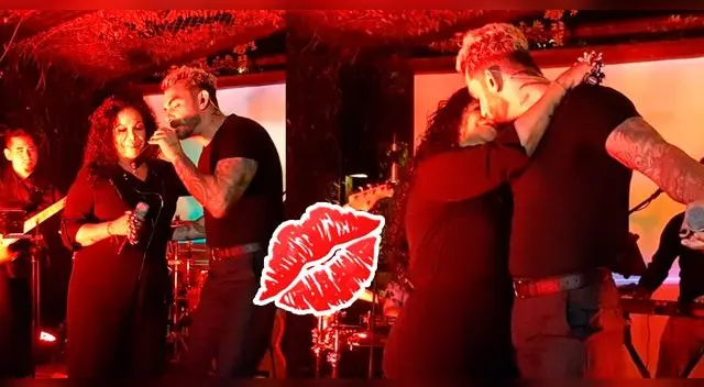 Diego Val y Eva Ayllón se besaron nuevamente EN VIVO.