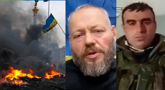 Soldados rusos capturados en Ucrania piden paz y reciben insultos.