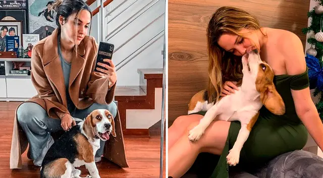 Cassandra Sánchez muestra a sus mascotas en su casa.