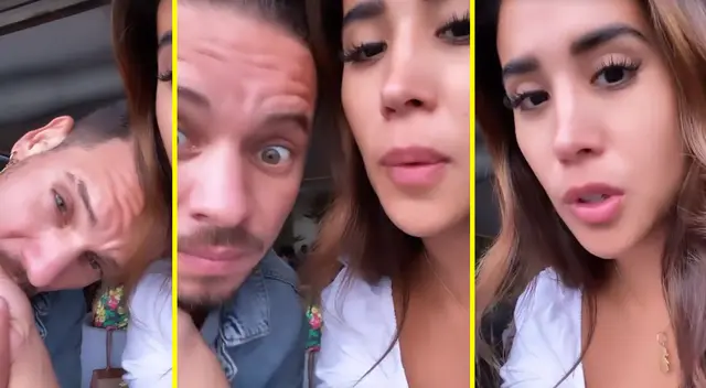 Melissa Paredes se molesta con Anthony Aranda y le pide lucir sus ojos: