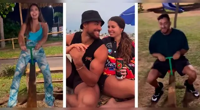 Flavia Laos y Austin Palao ya se lucen como toda una pareja.