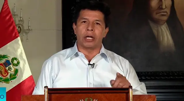 Pedro Castillo rechazó liderar una organización criminal dentro de Palacio de Gobierno.