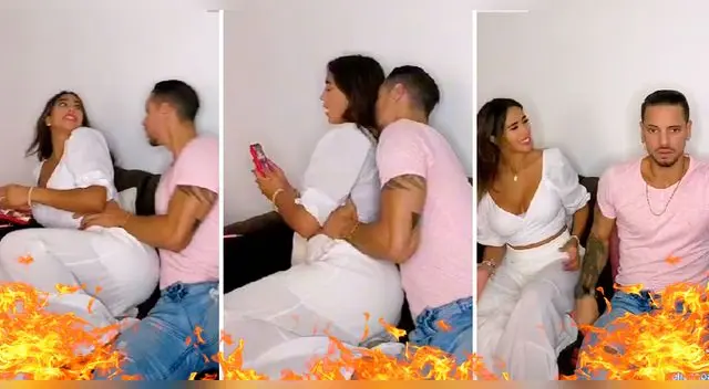 Melissa Paredes y Anthony Aranda encendieron las redes sociales con tremendo Tiktok.