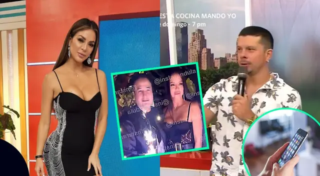 Sheyla Rojas quiso negar que había revisado el celular de su pareja, pero luego confesó que sí, y Mario Hart no pudo dejar de burlarse.