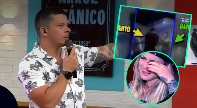 Mario Hart protagonizó un ampay con Olinda Castañeda cuando aún estaba con Leslie Shaw, y no se lo dejaron olvidar.