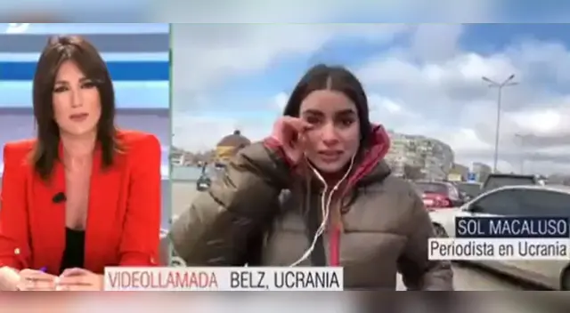 Periodista argentina protagoniza emotivo momento desde Ucrania