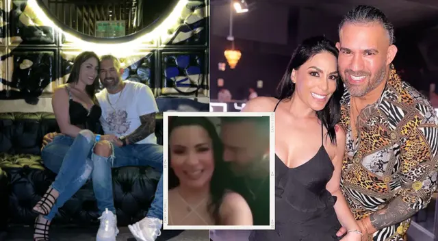 Esposo de Evelyn Vela captado con otra mujer.