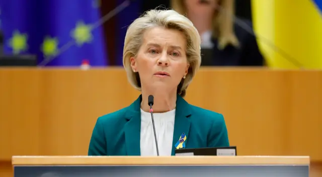Ursula von der Leyen aseguró que estarán apoyando a Ucrania hasta el final de la guerra.