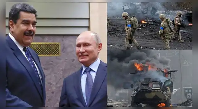 Nicolás Maduro mostró su apoyo a Vladimir Putin.