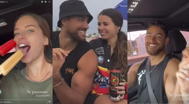 Austin Palao y Flavia Laos siguen jugando al misterio y se exhiben nuevamente juntos