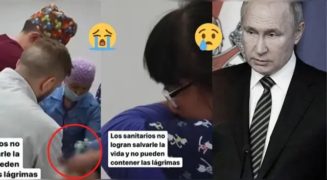 Guerra en Ucrania: médicos lloran al no poder salvar la vida de una niña tras ataque ruso