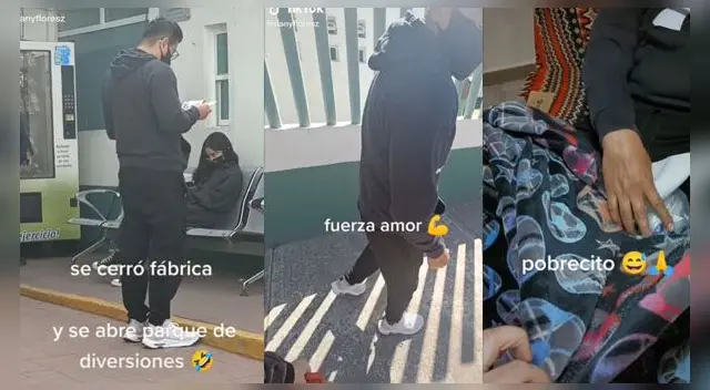 La singular escena no ha tardado en volverse viral en las redes.