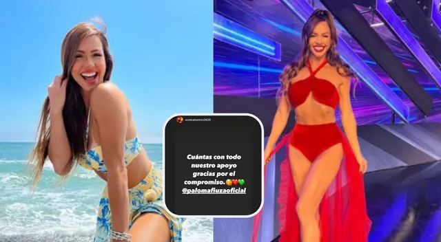 Paloma Fiuza recibe apoyo de sus seguidores al pasar a los combatientes. Paloma Fiuza recibe apoyo de sus seguidores al pasar a los combatientes.