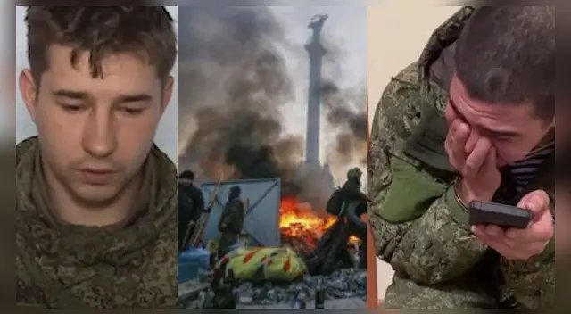 Soldados rusos lloran tras ser capturados y revelan dura situación a familiares.