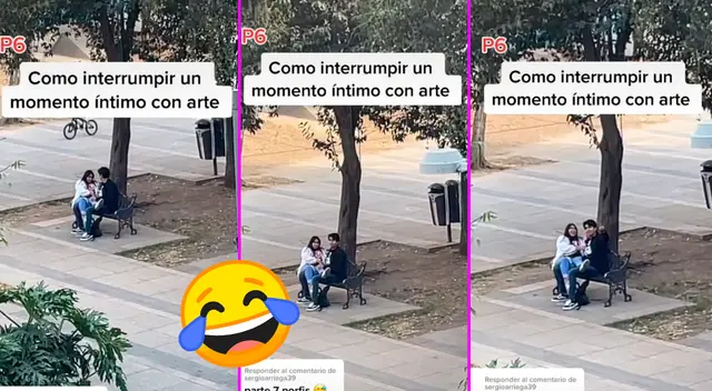 El joven les dedicó una serenata.