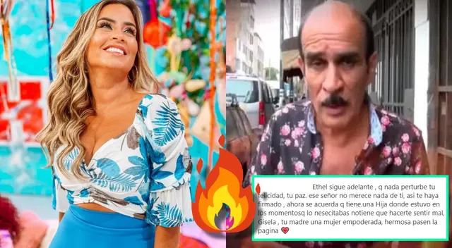 Los usuarios recalcaron el gran trabajo que hizo Gisela Valcárcel para cuidar a Ethel Pozo, a quien le pidieron no responder a su papá. Los usuarios recalcaron el gran trabajo que hizo Gisela Valcárcel para cuidar a Ethel Pozo, a quien le pidieron no responder a su papá.