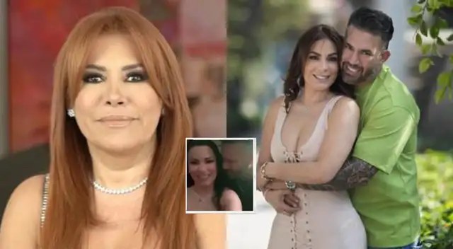 Magaly indignada con que Evelyn defienda a su esposo tras ampay.